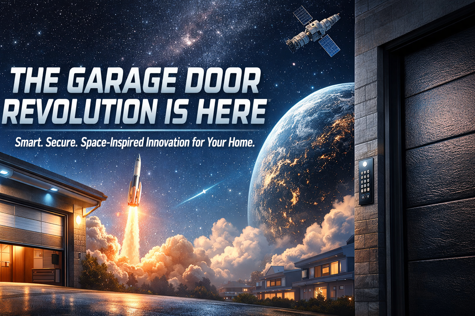 The Garage Door Revolution is Here. Smart. Secure. Space. Inspired. Innovation for your Home.
